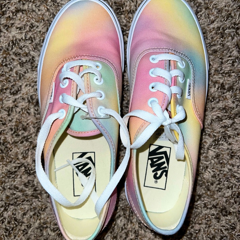 Vans. Size 7. Tie dye.